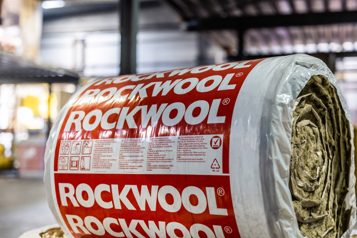 Rockwool isolatie op rol