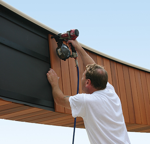 bekleden folie fassade
