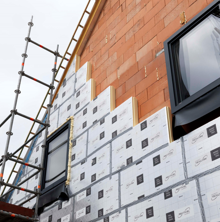 Eurowall Xentro spouwmuurisolatie ISOBUILD KORTEMARK