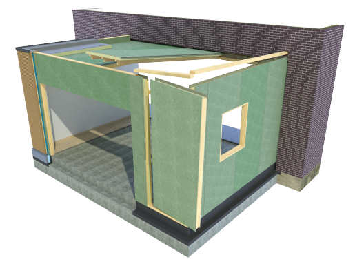 wandelement prefab