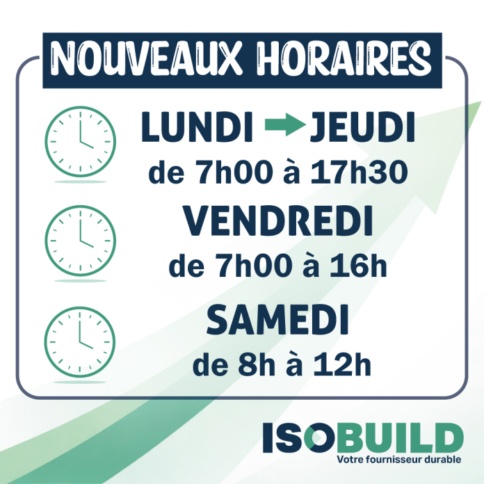 Horaires 2026