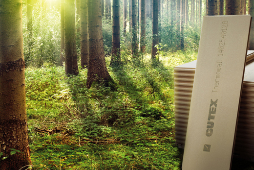 GUTEX est un produit écologique, se démarquant comme un choix exceptionnel pour la construction durable