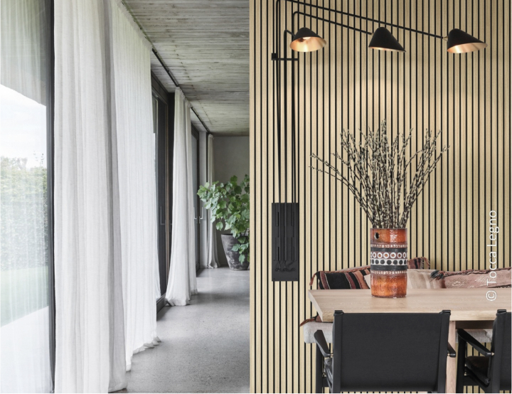 Lambris décoratifs acoustiques